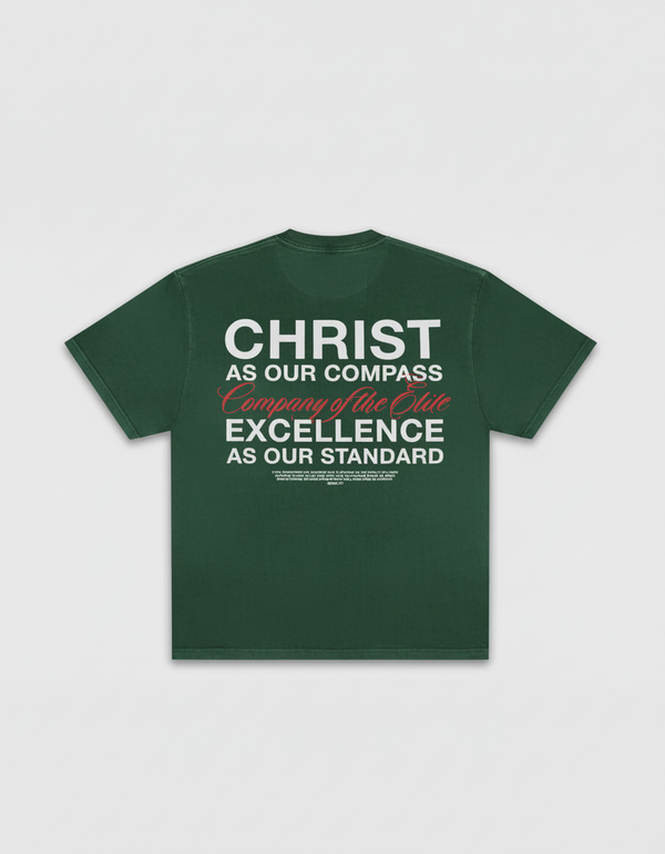 The Motto Tee (FOREST GREEN)