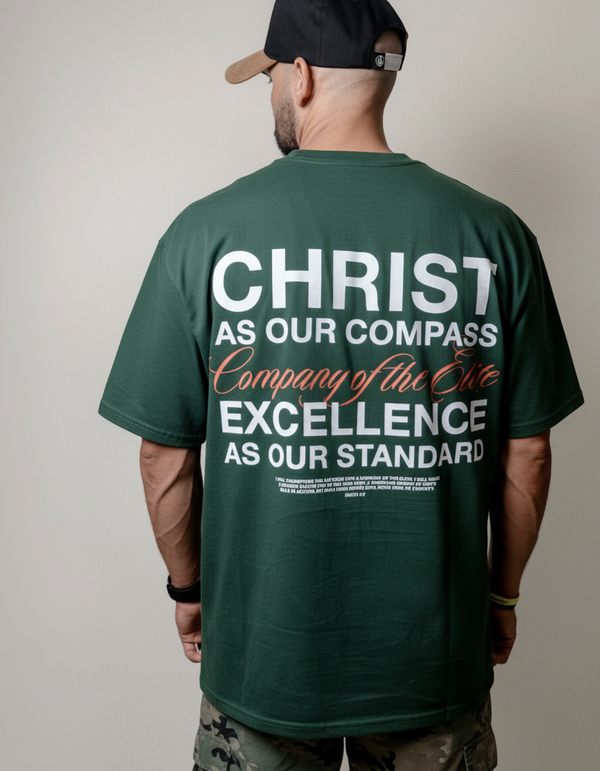 The Motto Tee (FOREST GREEN)
