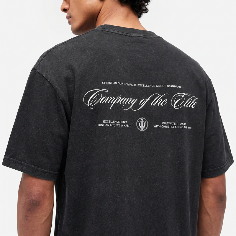 Legacy Tee - Stonewash Black