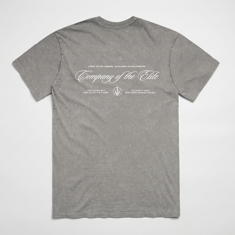 Legacy Tee - Stonewash Grey
