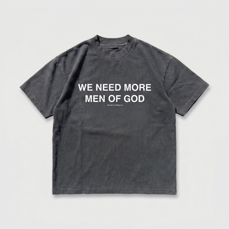MEN OF GOD PREMIUM OVERSIZED TEE