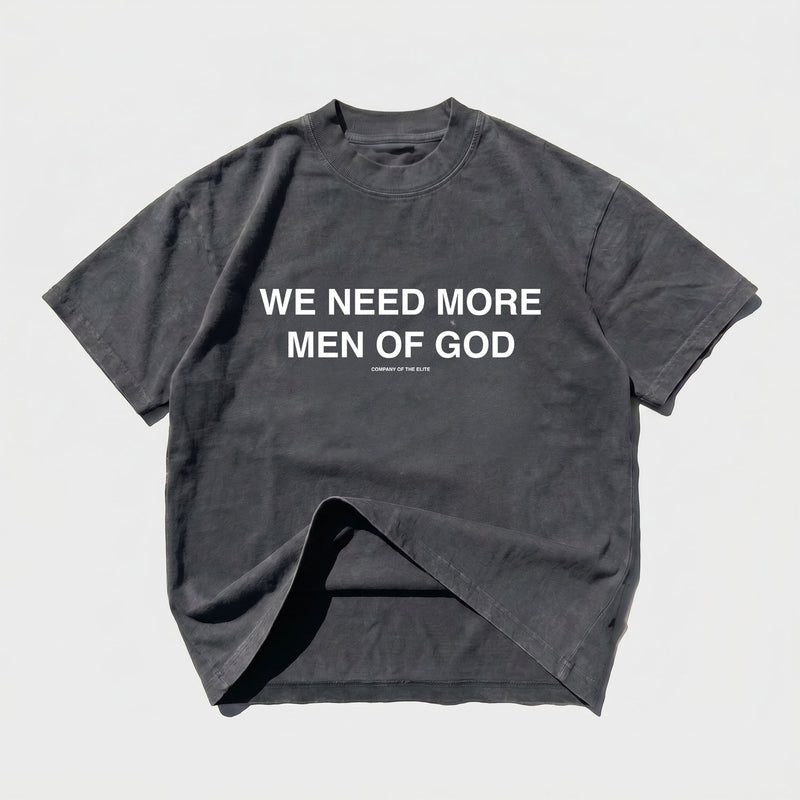 MEN OF GOD PREMIUM OVERSIZED TEE