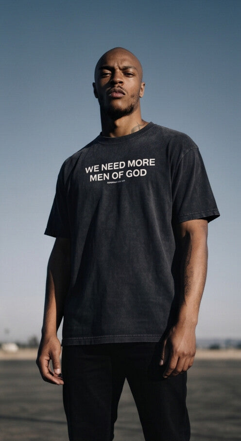 MEN OF GOD PREMIUM OVERSIZED TEE